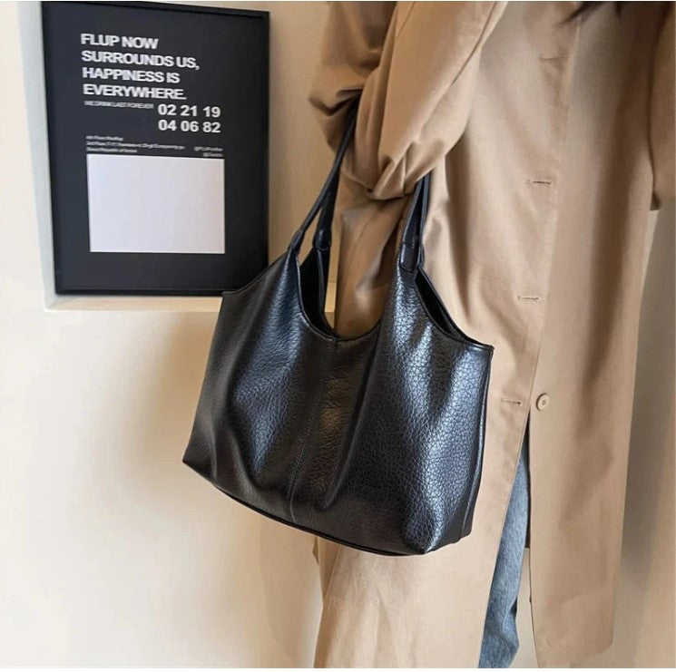 EVA - Bolso Grande Vintage en cuero resistente - CARMEN VELVET