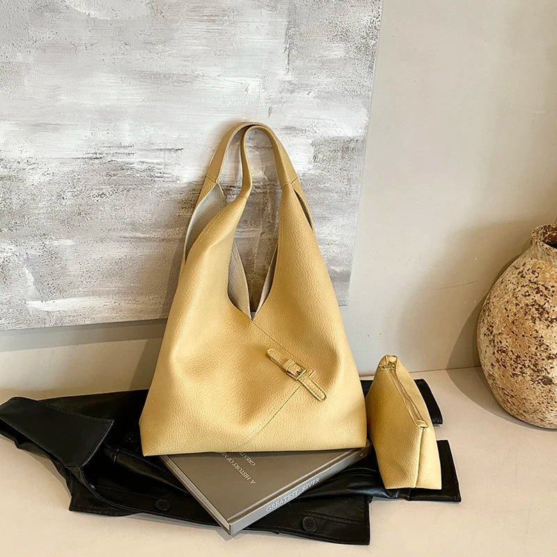 LICA - Bolso Grande para el Día a Día en cuero suave - CARMEN VELVET