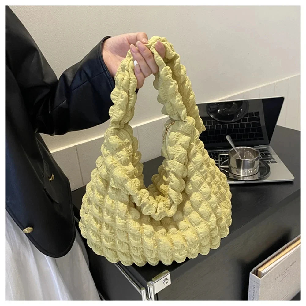 POUF - Bolso en cuadros con bandolera - CARMEN VELVET