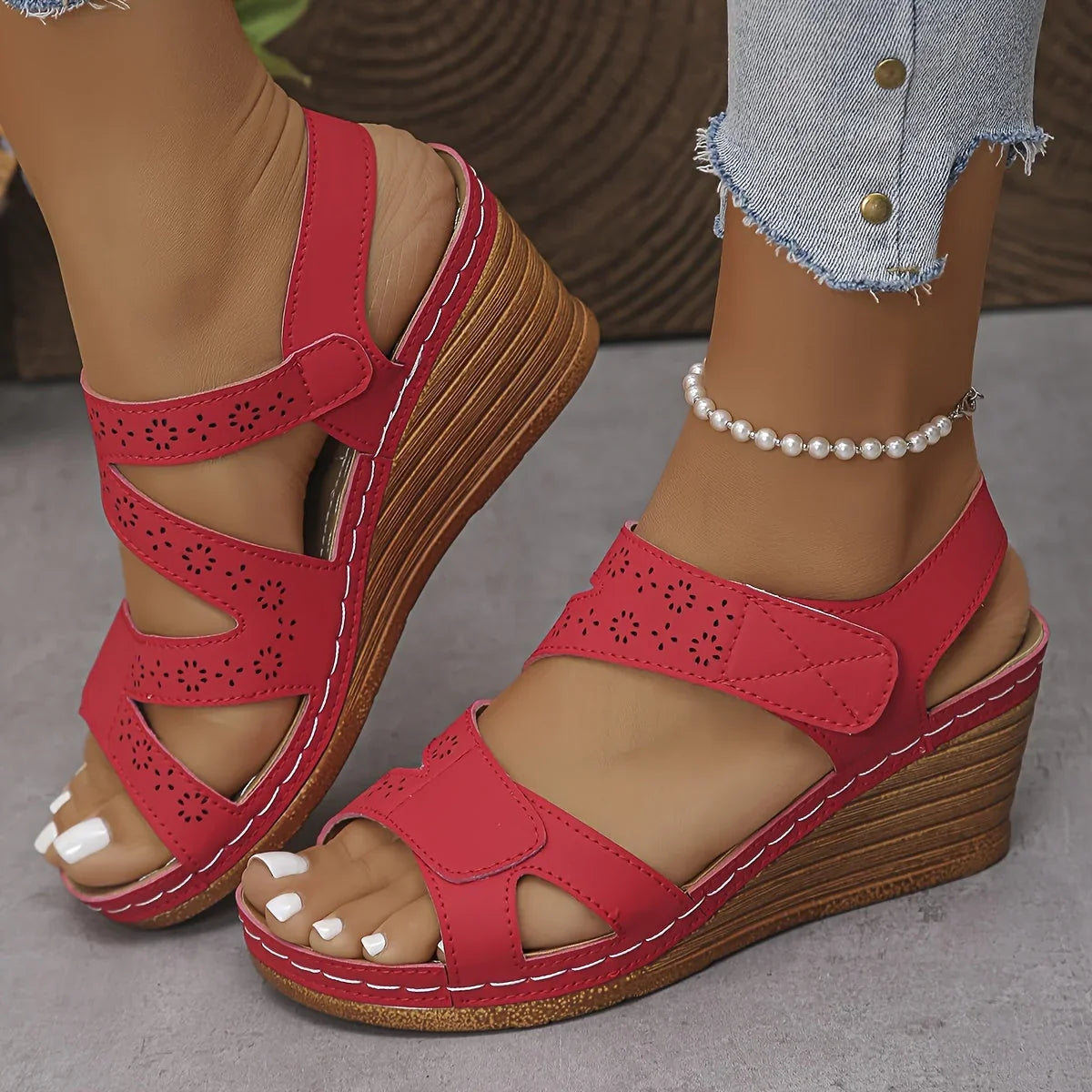 Valeria - Sandalias ergonómicas de confort