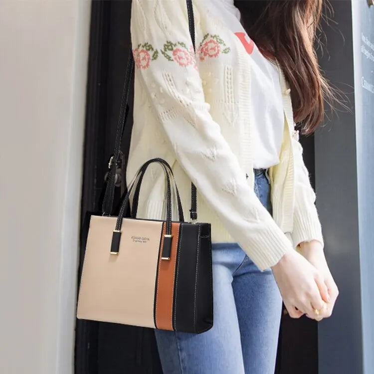 DÉMÉTER - Bolso Grande con bandolera en cuero - CARMEN VELVET