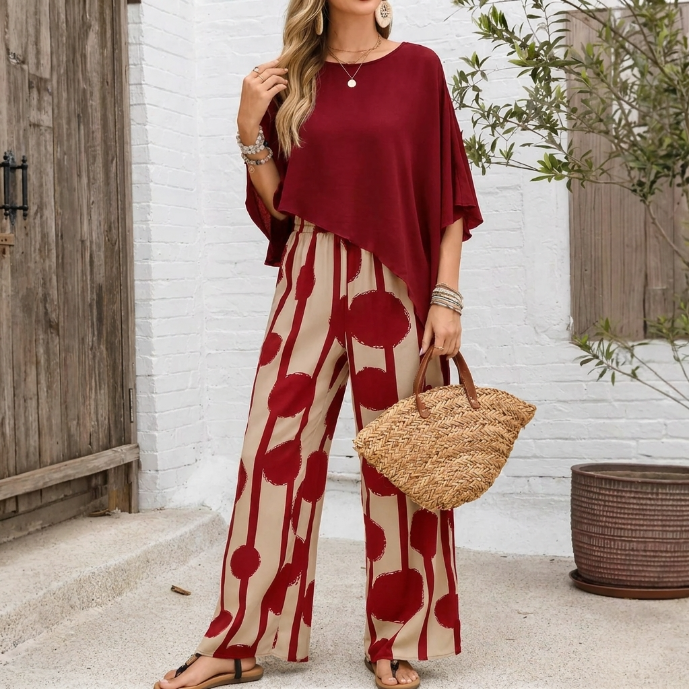 Nora - Conjunto elegante de dos piezas