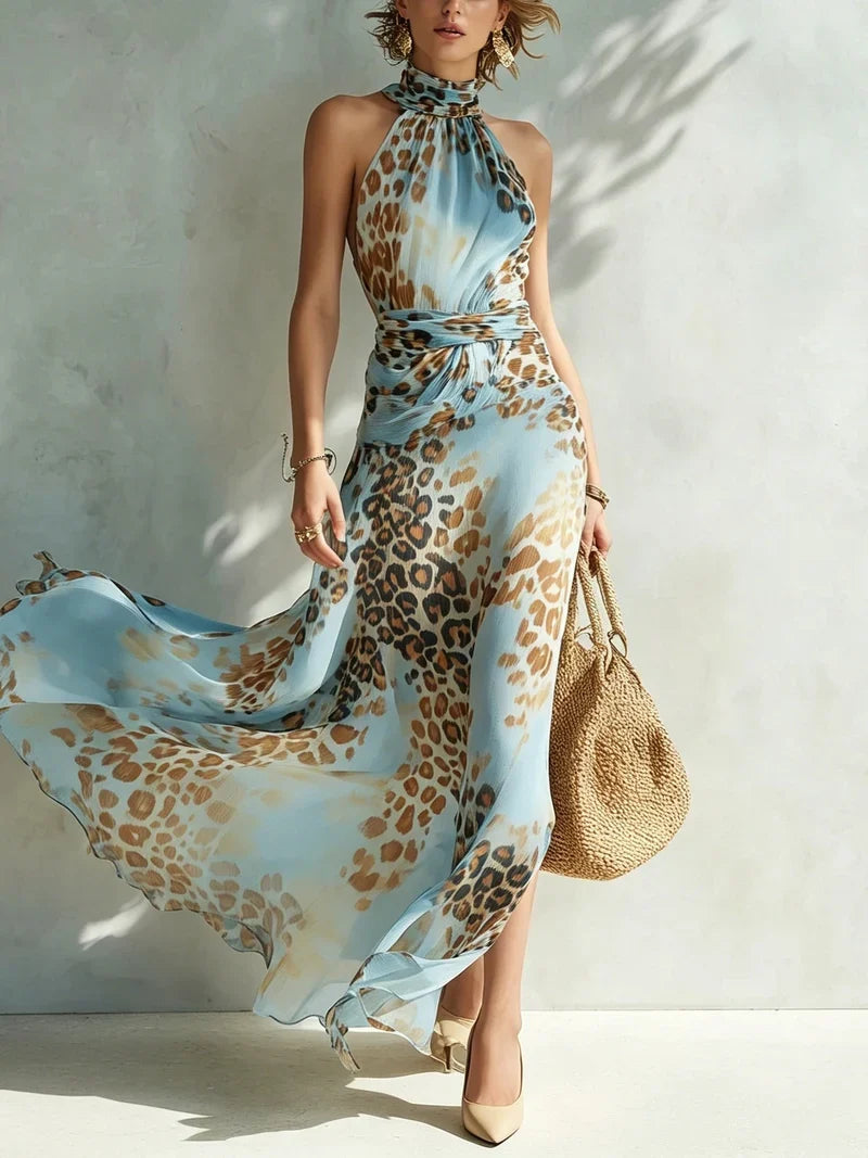 Brisa - Vestido glamour con motivo animal