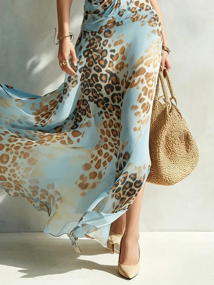 Brisa - Vestido glamour con motivo animal