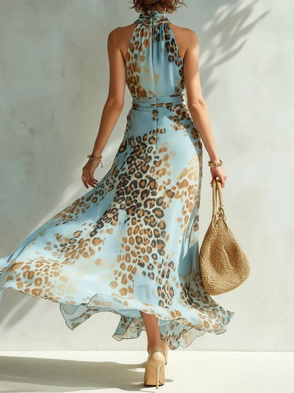 Brisa - Vestido glamour con motivo animal