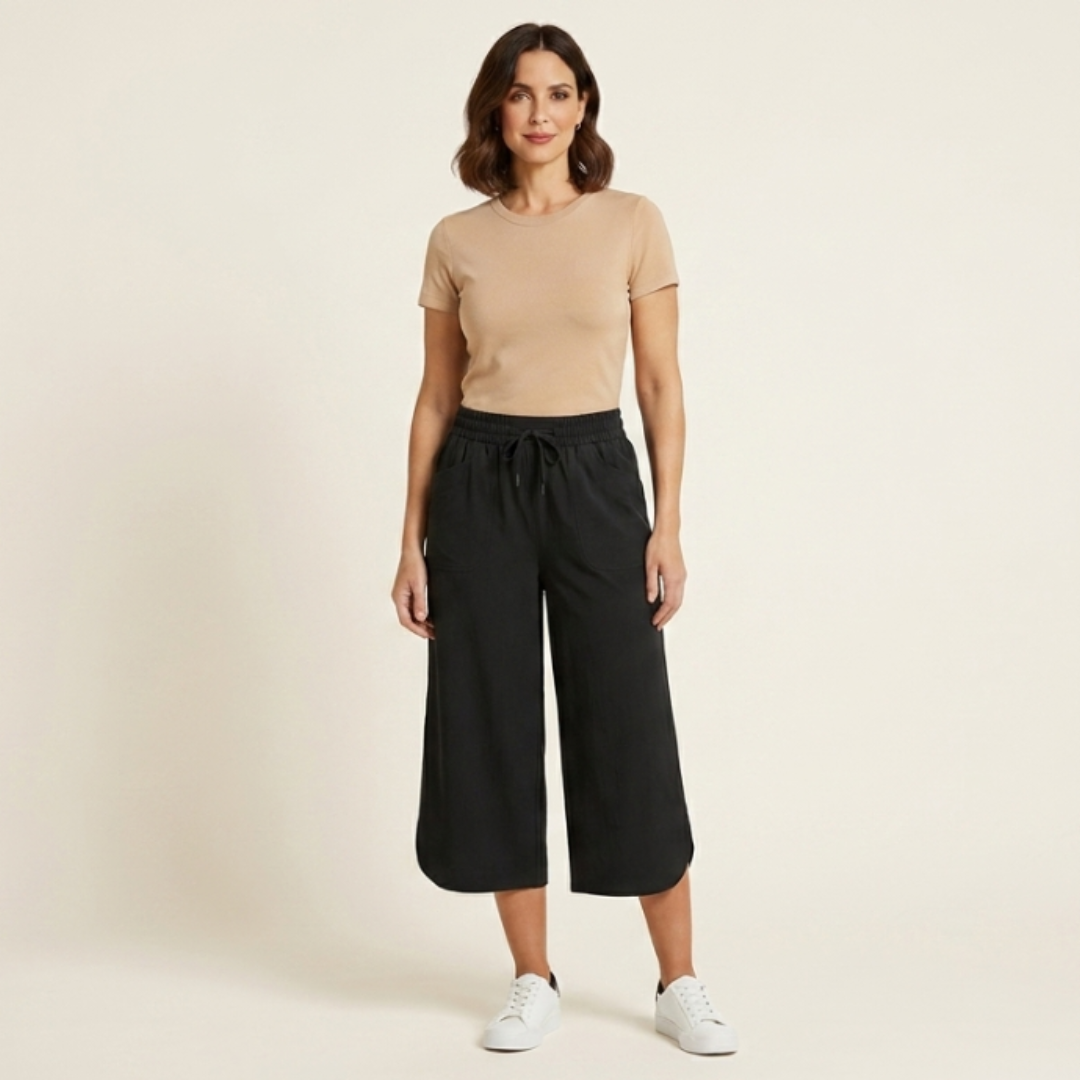 Celia - Pantalones cropped transpirables