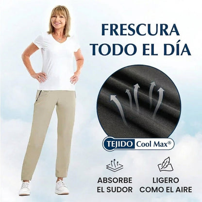 Marta - Pantalón de estilo diario unisex, extremadamente suave y flexible con caída elegante