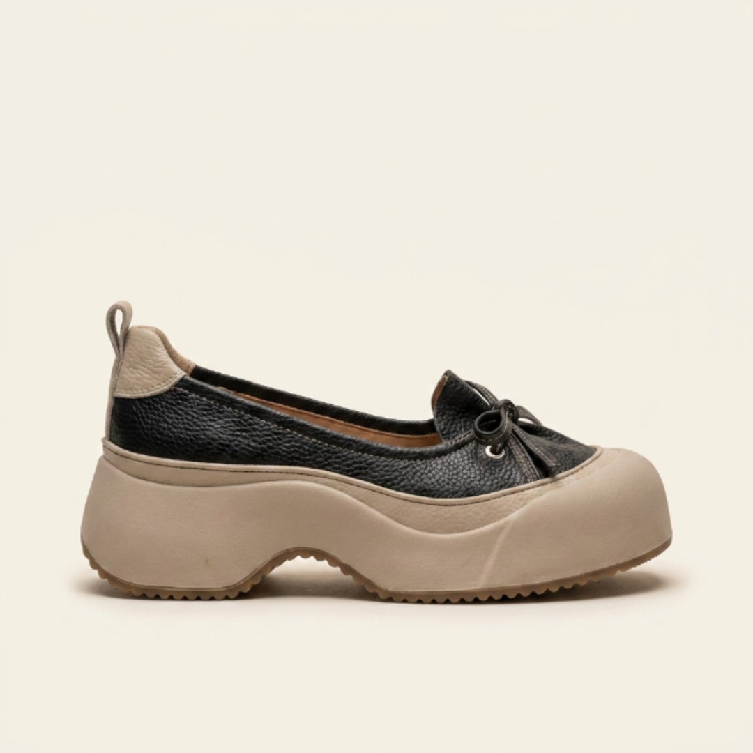 Marina - Zapatos con acabado acolchado sin cierre