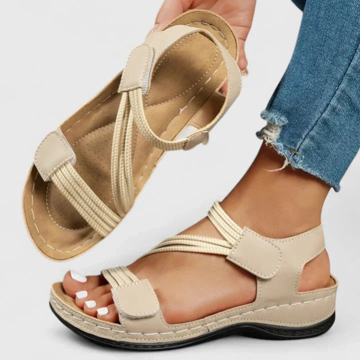 Mara - Sandalias de confort ergonómico Elegantes