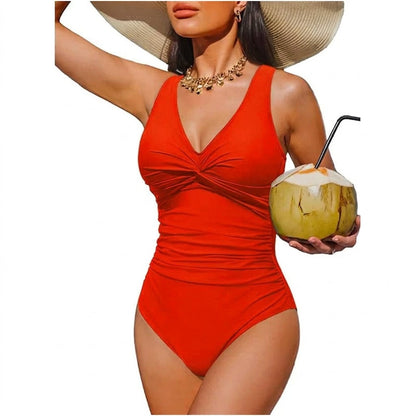Lucía - Bañador moldeador con escote de pico