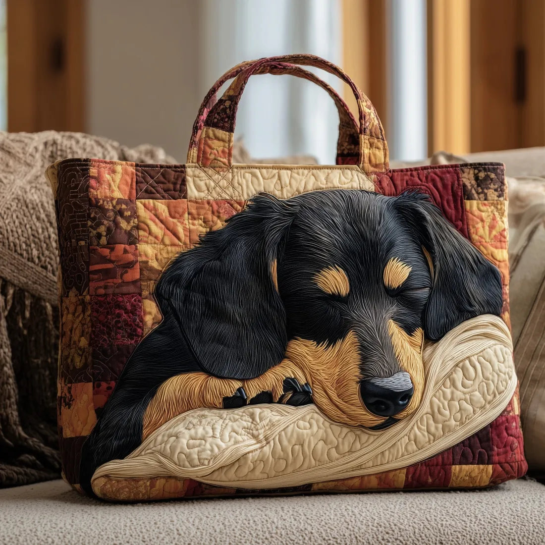 Nelia - Bolso Artesanal con teckel