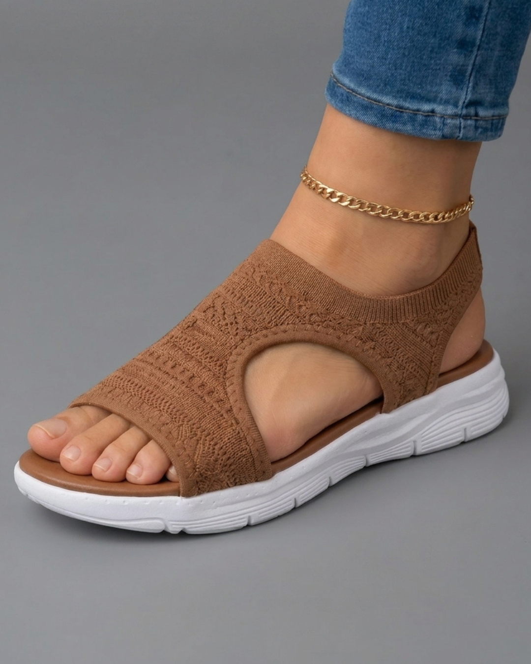 Julia - Sandalias de confort ergonómico Transpirables