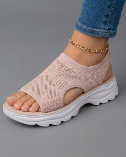 Selena - Sandalias de confort ergonómico con suela de buen agarre