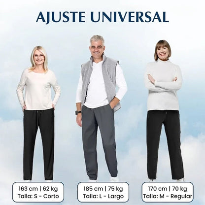 Marta - Pantalón de estilo diario unisex, extremadamente suave y flexible con caída elegante