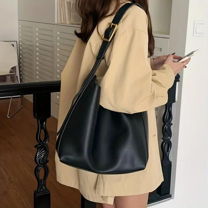 JACQUELINE - Bolso Bandolera Grande de Cuero tote - CARMEN VELVET