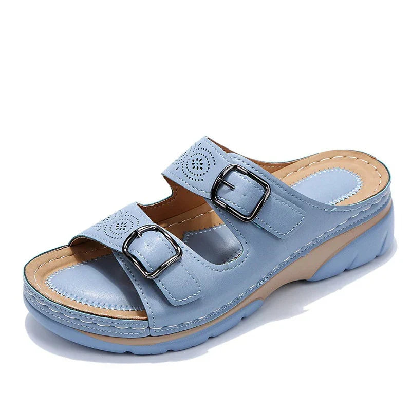 Alma - Sandalias de confort ergonómico de alivio
