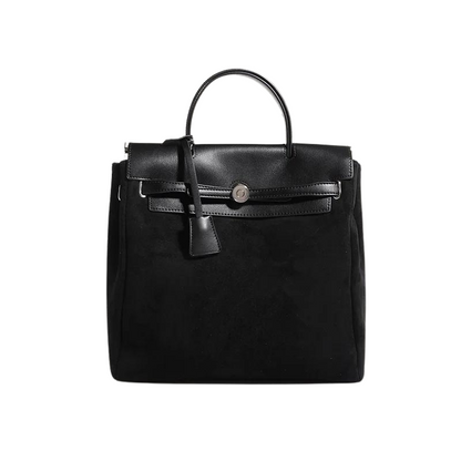 LUANA - Bolso para el Día a Día Vintage con bandolera - Negro - CARMEN VELVET