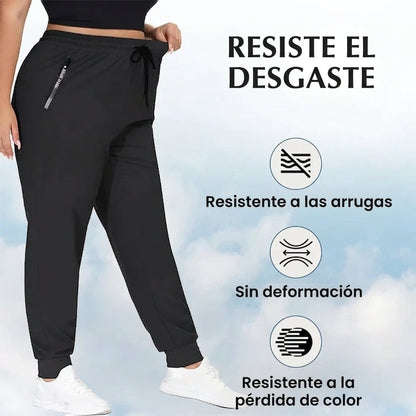 Marta - Pantalón de estilo diario unisex, extremadamente suave y flexible con caída elegante