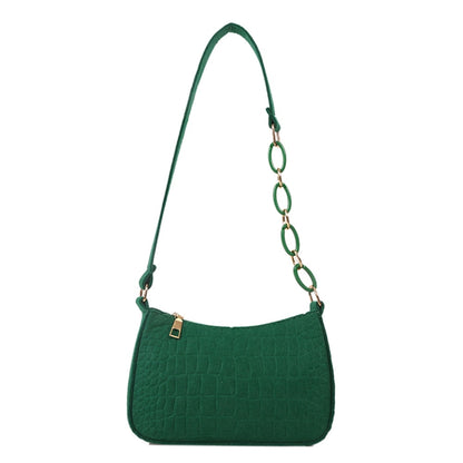 VANA - Bolso Pequeño bandolera en efecto croco - CARMEN VELVET