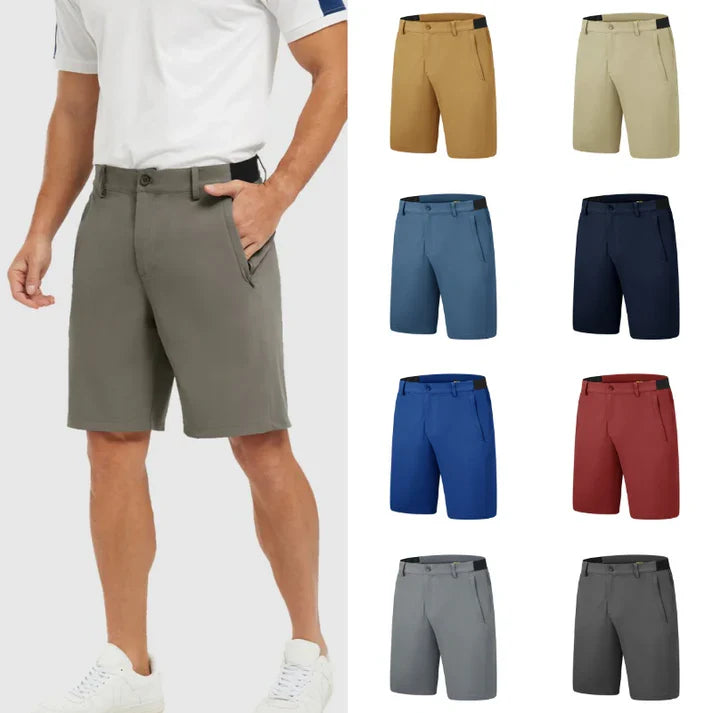 Nico - Pantalones cortos de golf elásticos