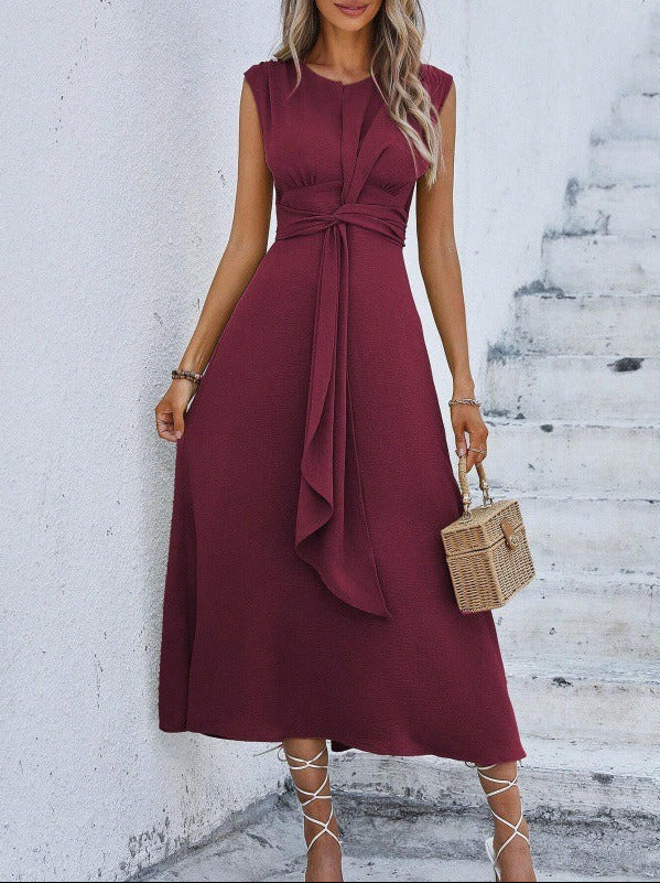 Daniela - Vestido elegante sin mangas con cintura ajustable
