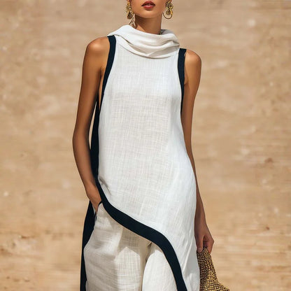 Amaya - Conjunto elegante efecto lino
