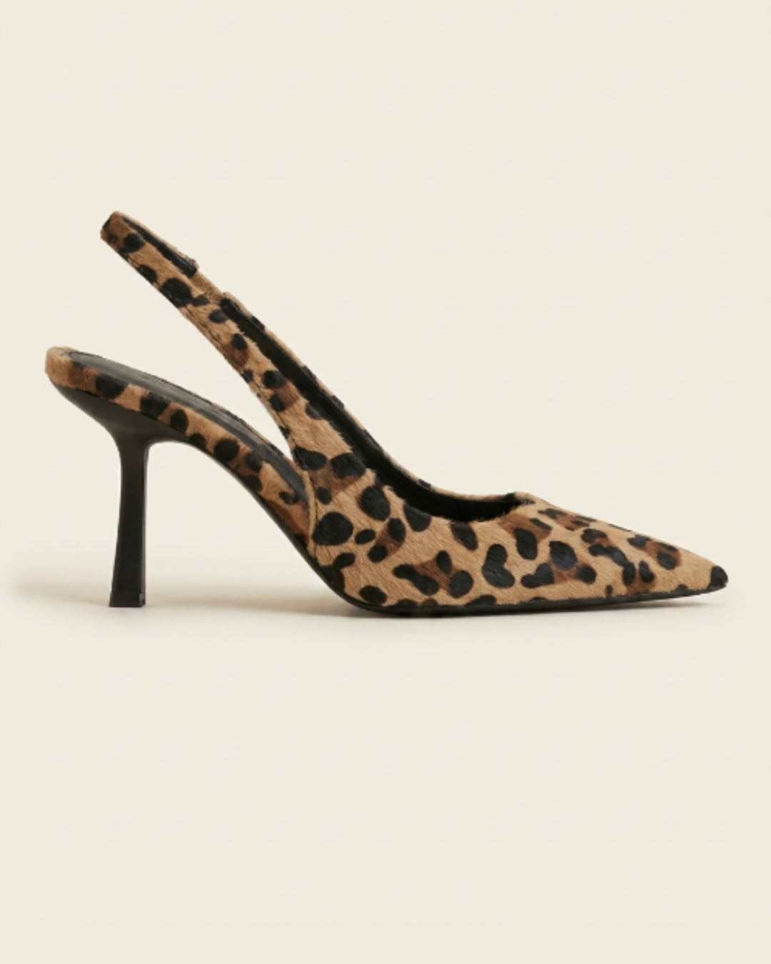 Clara - Zapatos de tacón de leopardo con punta afilada