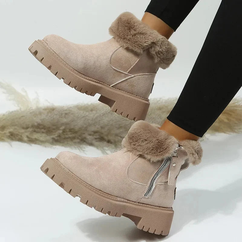 Aina - Botines de invierno cálidos y de confort diario