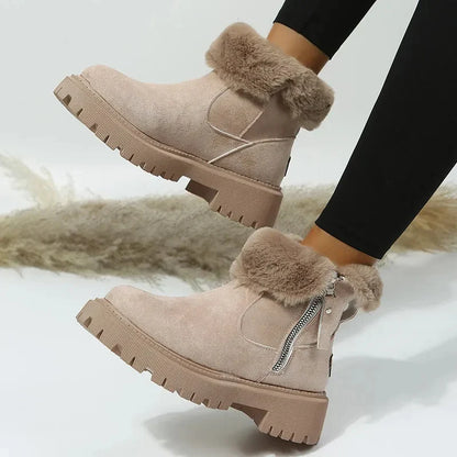 Aina - Botines de invierno cálidos y de confort diario
