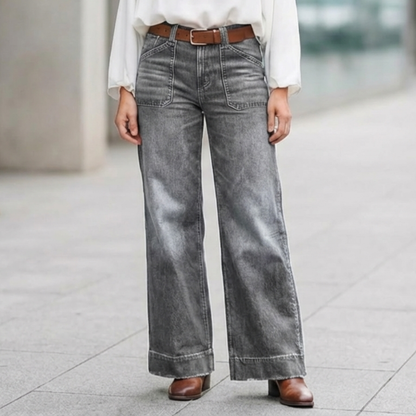 Brisa - Vaqueros de inspiración vintage acampanados