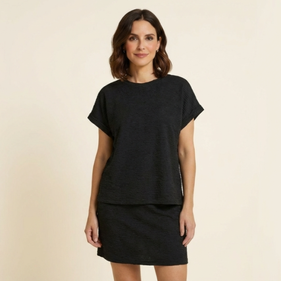 Renata - Vestido de mujer de corte relajado con bolsillos