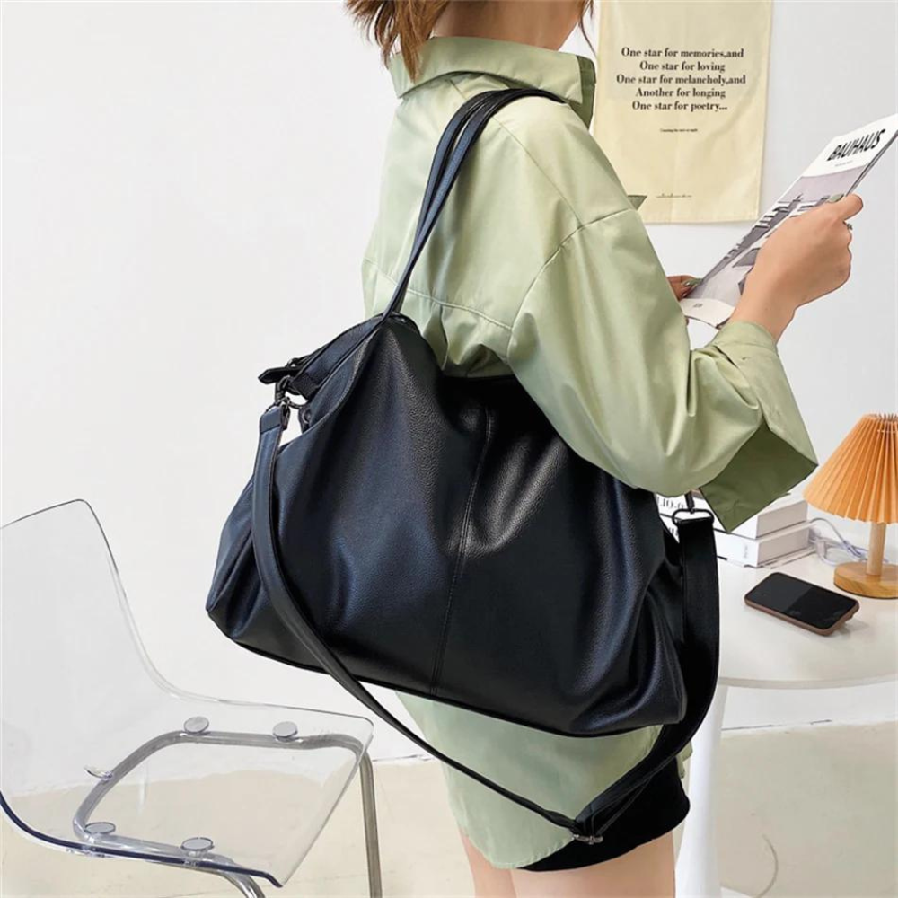 INES - Bolso para el Día a Día de cuero suave - CARMEN VELVET