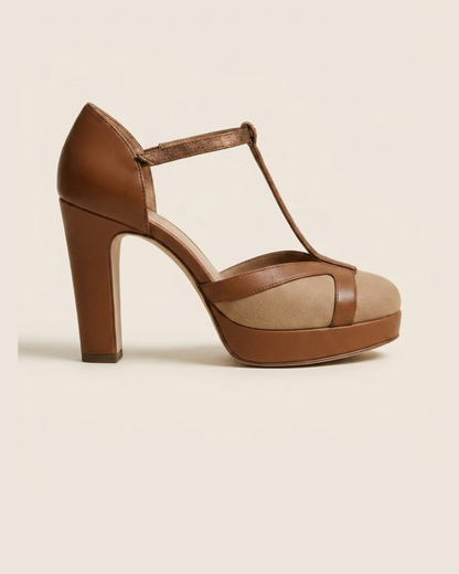 Marina - Tacones de inspiración vintage elegantes con sujeción ergonómica