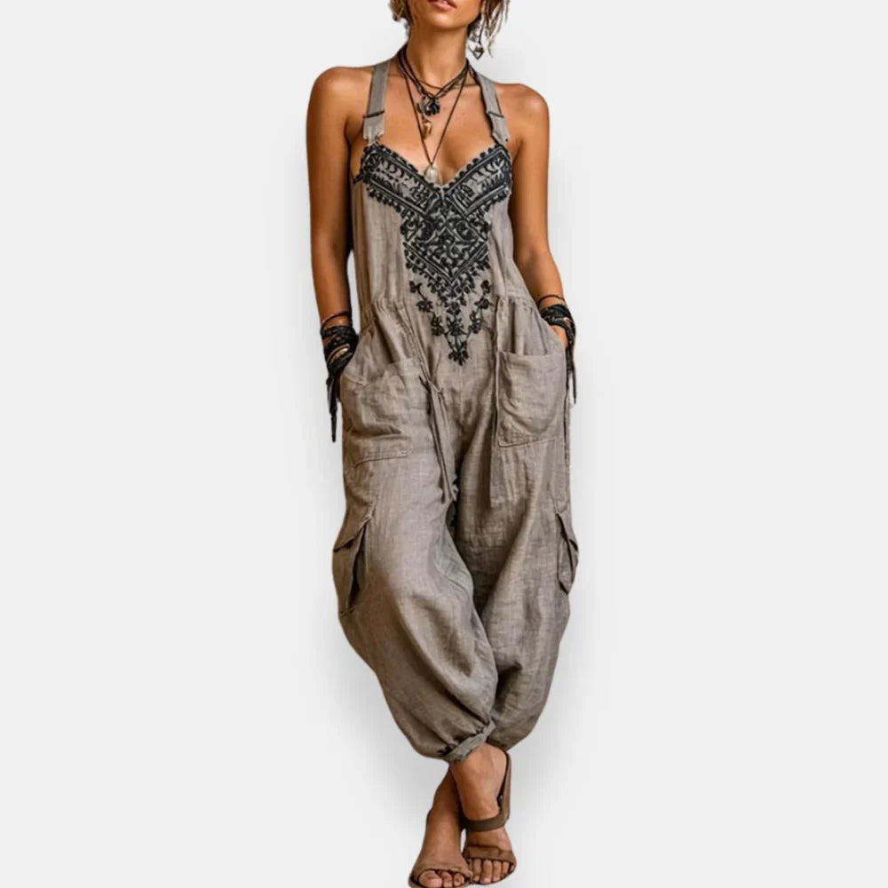 Adela - Mono bohemio bordado