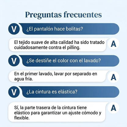 Sofía - Pantalón recto con motivo de rayas con botones laterales