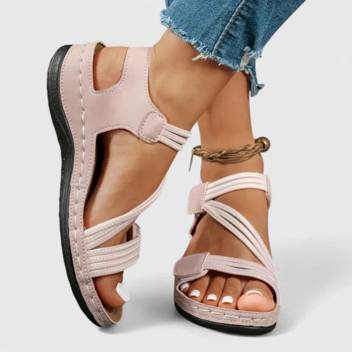Mara - Sandalias de confort ergonómico Elegantes