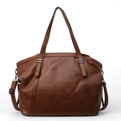 MIA - Bolso Grande para el Día a Día en cuero - Marrón - CARMEN VELVET