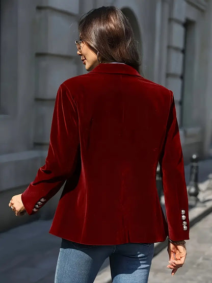 Noa - Blazer elegante de terciopelo