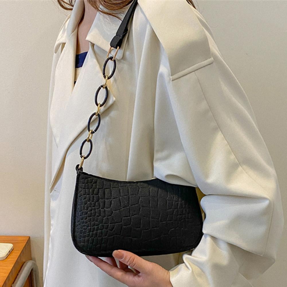 VANA - Bolso Pequeño bandolera en efecto croco - CARMEN VELVET