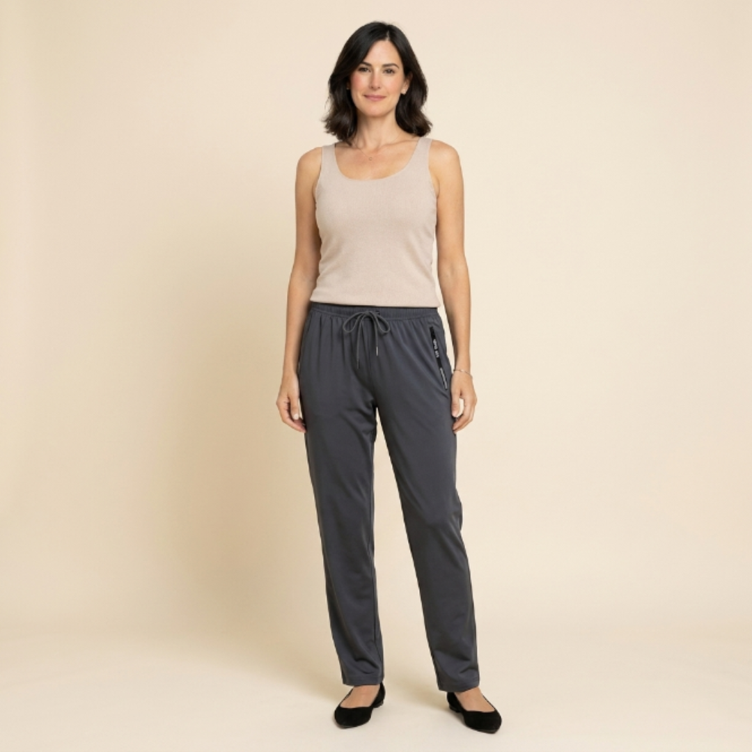 Marta - Pantalón de estilo diario unisex, extremadamente suave y flexible con caída elegante