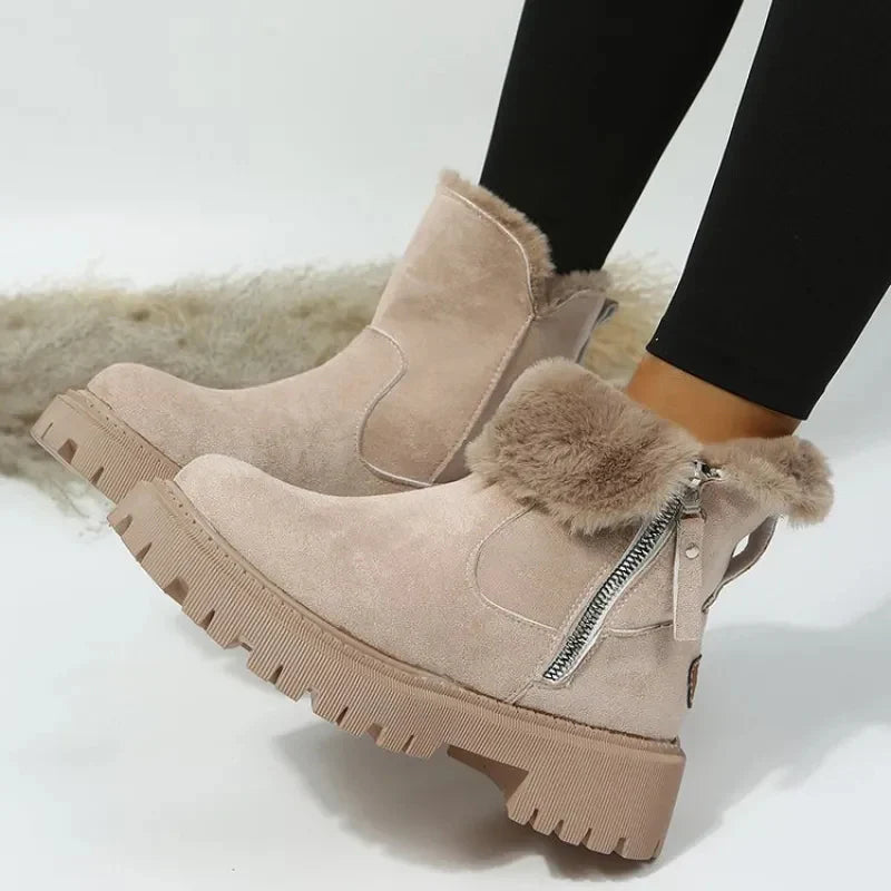 Aina - Botines de invierno cálidos y de confort diario