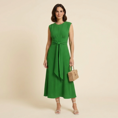 Briela - Vestido elegante sin mangas con cintura ajustable