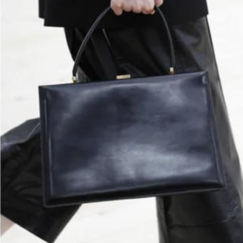 ANGIE - Bolso cuero liso vintage - CARMEN VELVET