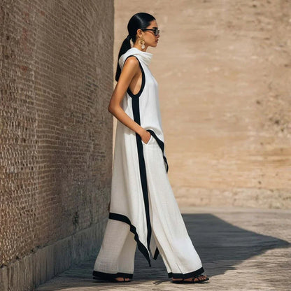 Amaya - Conjunto elegante efecto lino