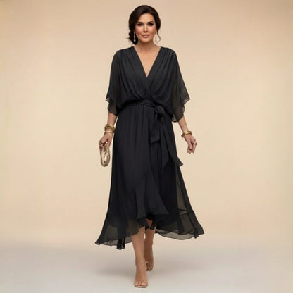 Aitana - Vestido con escote de pico
