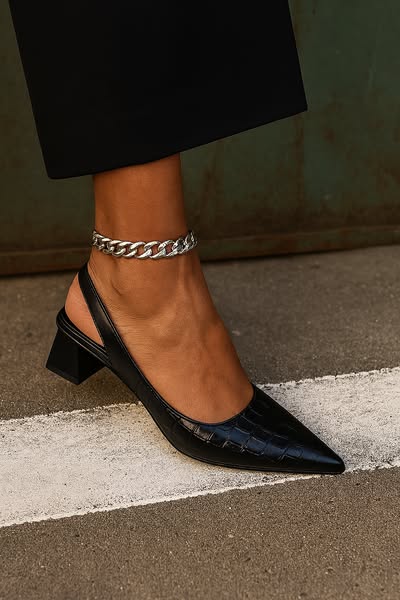 Alexia - Zapatos con tacón cuadrado elegante