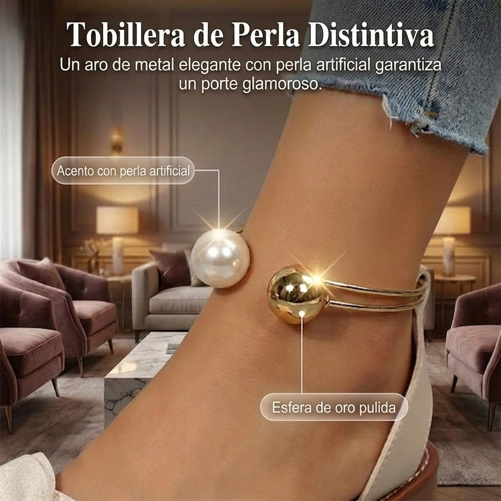 Nova - Sandalias de tiras elegantes con detalle de perla