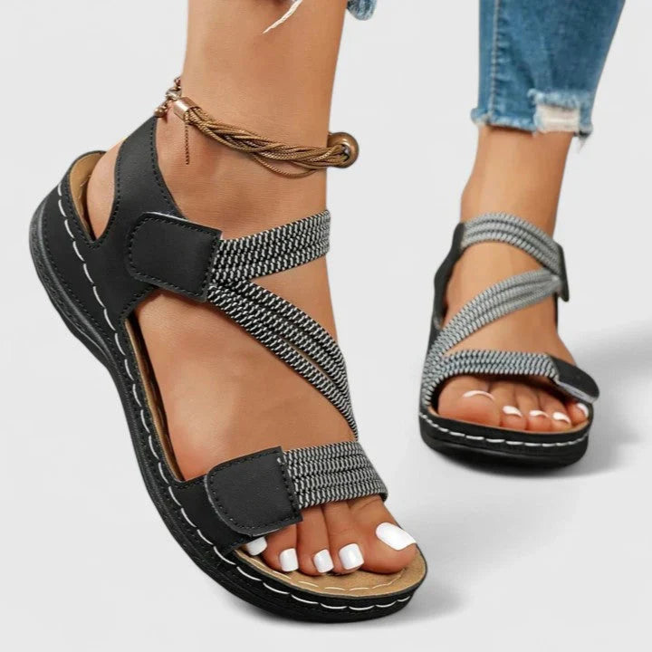 Mara - Sandalias de confort ergonómico Elegantes