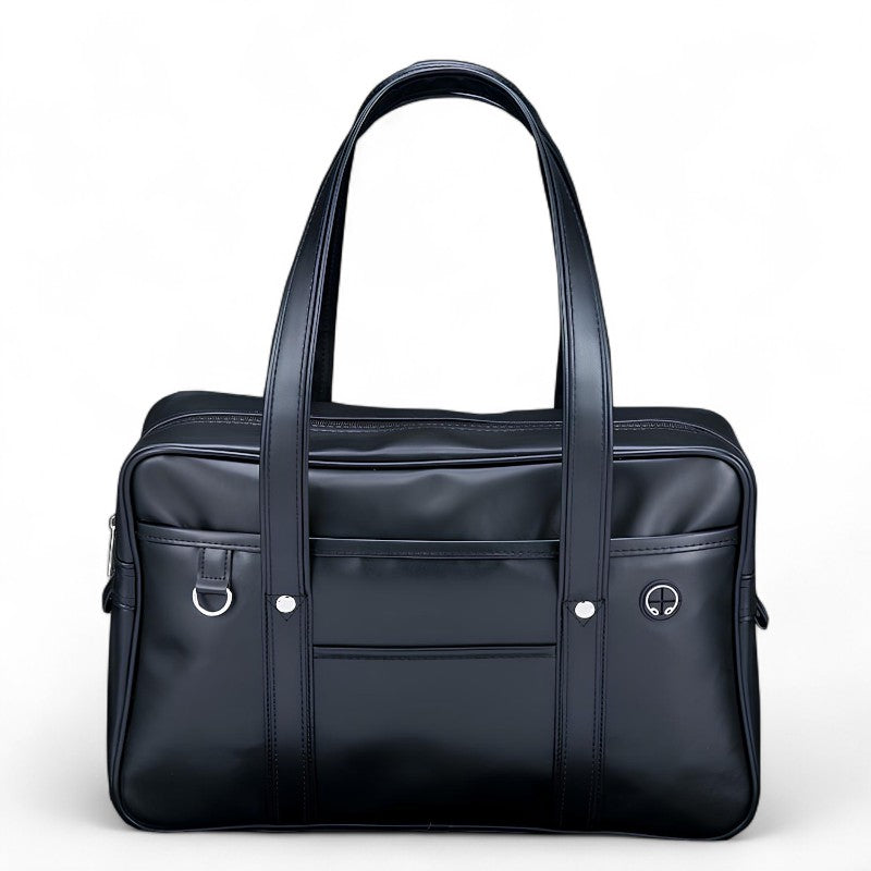 MIRIADE - Bolso para el Día a Día de cuero liso - Negro - CARMEN VELVET