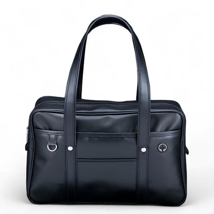 MIRIADE - Bolso para el Día a Día de cuero liso - Negro - CARMEN VELVET